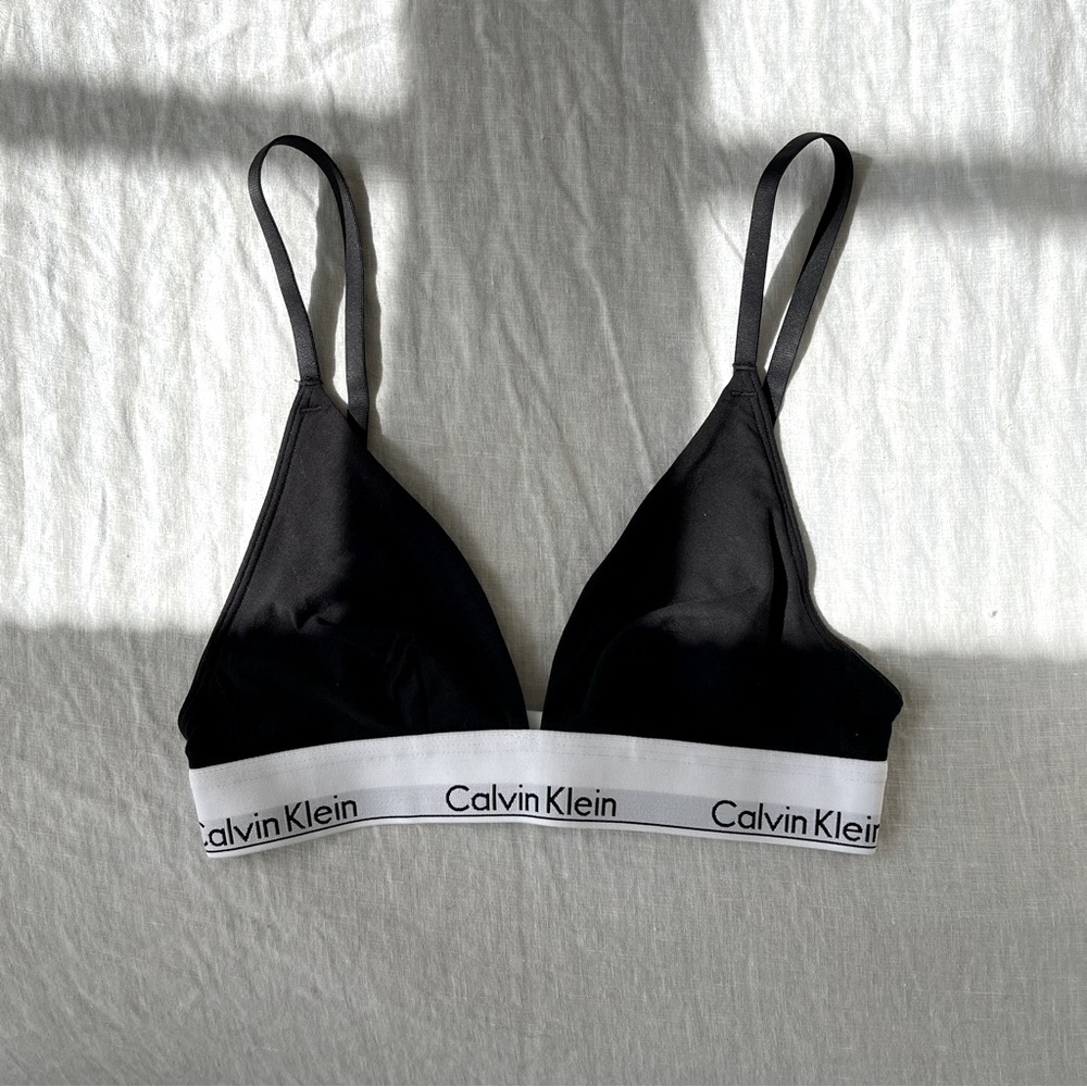 Calvin Klein Cotton Triangle Bralette NWOT